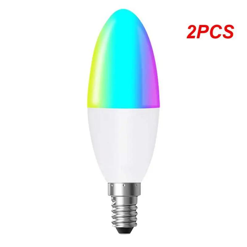 LED  E12 Ʈ к , RGB ÷ ׿  ,   ,  ǳ , 220V, 2 
